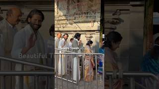 Actress Sai Pallavi Hero Naga Chaitanya #thandelmovie Team Visited Tirumala #tirumala #saipallavi