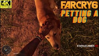 Far Cry 6 - Petting a Dog