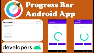 How to make progressbar in android studio 2023