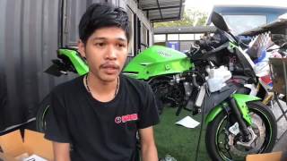 มาดู ประกอบเครื่อง ninja300 กัน ทำไมมันพังง่ายจัง  มาฟังจากปากช่างกันดีกว่า