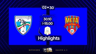 Vitulano Drugstore Manfredonia-Meta Catania 5-5 | 2ª giornata | Serie A 2024/2025 | Highlights