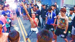 【血腥打擊者不喜勿進】高雄旗山開封府進香請火回駕安座~王爺降駕