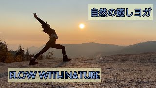 【Flow with nature 自然の癒しヨガ】パワースポットの癒し❤︎ 共有から広がる❤︎