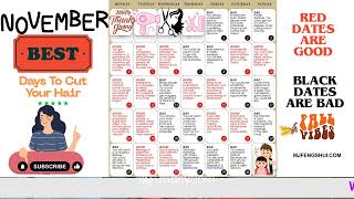 BEST DAYS TO CUT YOUR HAIR IN NOVEMBER 2024  FENG SHUI