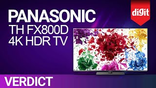 Panasonic TH FX800D 4K HDR TV Review | Digit.in