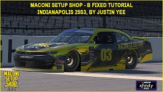 iRacing Maconi B-Fixed Indianapolis Guide to Qualifying and Race 25S3