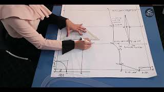 طريقة رسم باترون الكورساج المجسم | دورة الباترون المستوى الثاني