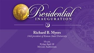 Kansas State University Presidential Inauguration Ceremony