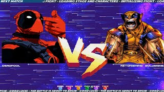 Deadpool vs Astonishing Wolverine - Marvel vs Capcom Mugen