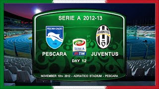 Serie A 2012-13, g12, Pescara - Juventus (EN)