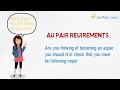 Requirements for being an Au Pair