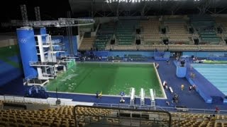 Going Green: Changes in Water Color at Rio Pools