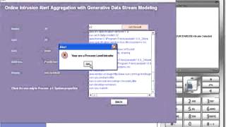 Online Intrusion Alert Aggregation with Generative Data Stream Modeling