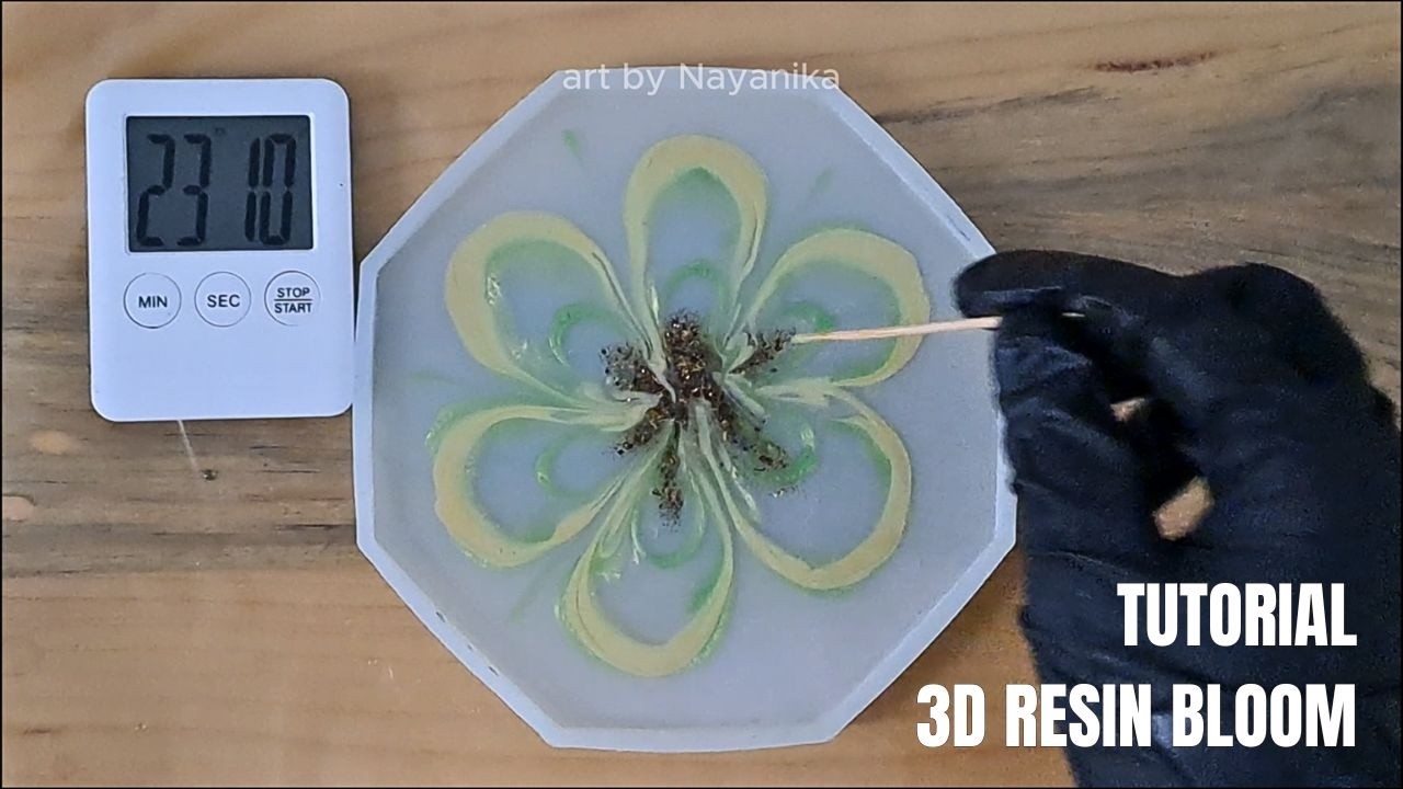 Luminous 3d Resin Bloom Tutorial Youtube