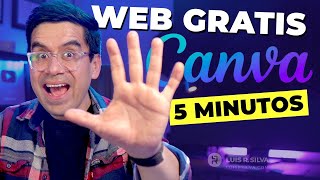 Cómo crear una Página Web GRATIS con CANVA 🚀 en 5 minutos ✅ 2024
