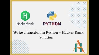 Write a function in Python - Hacker Rank Solution | Apna Hindi Tech | Hindi Tutorial