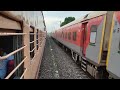 saurashtra janta express and sabarmati bhuj special trains handshakes near viramgam station