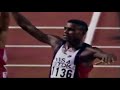 Carl Lewis sets new World 100m Record in World Champs Final in Tokyo 1991