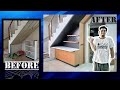 UNDERSTAIR MINI BAR | BEFORE & AFTER | UNDER STAIR MAKEOVER | FIT-OUT |MACHOWOODWORKS