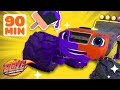 Blaze Makeover Machines Rescues & Adventures! | 90 Minutes | Blaze and the Monster Machines