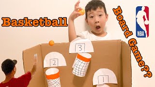 How to Make AMAZING Basketball Board Game at Home using Cardboard!!!