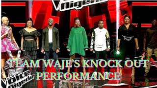THE VOICE NIGERIA KNOCK OUT 3 | WAJE LOSES HER BEST CONTESTANT TO YEMI