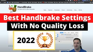 Handbrake ビデオ圧縮チュートリアル [最適な Handbrake 設定] 2022 年でも機能 |マイク・ホブズ