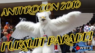 Anthrocon 2016 - The Fursuit Parade! (Outdoors View)