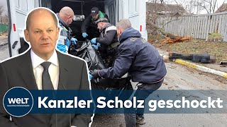 BUTSCHA MASSAKER: Scholz fordert Aufklärung von \