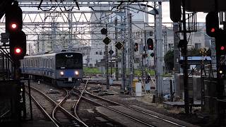 西武　20000系　8両編成　所沢駅通過