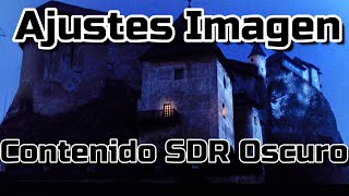 Ajustes de imagen para CONTENIDO CINE OSCURO - Configurar imagen para películas con escenas oscuras