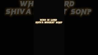 Who Is Lord Shiva Biggest Son🤔? 🕉️ WhatsApp Status🕉️💪🚩♥️ #shorts #shortvideo #viralvideo #viral