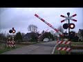 spoorwegovergang scharnegoutum dutch railroad crossing