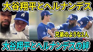 大谷翔平とヘルナンデスの“尊すぎる友情”に迫る！ファンを魅了する絆の物語【感動必至】