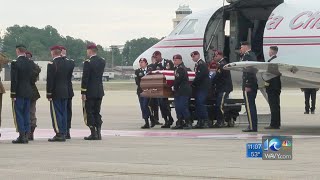 Fallen Fort Bragg soldier is welcomed home by family, fellow troops