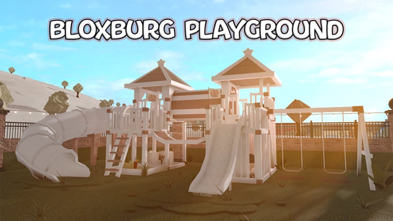 Bloxburg Playground Speed Build Youtube