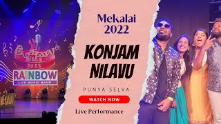 Konjam Nilavu Live Performance | Punya Selva | Mekalai 2022 | Thiruda Thiruda | A. R. Rahman