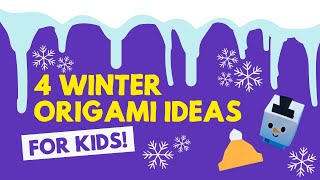 4 Easy D.I.Y. Winter Paper Crafts for Kids! | The Paper Girls Show