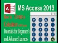 Create a calculator in Ms Access | MS Access | VBA Tutorials