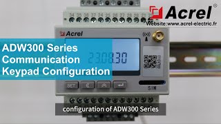 ADW300 Sreies | Comms. Setting  Keypad Configuration | Instruction Video