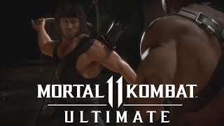 MK11 - New Rambo 2nd Fatality & new Brutality [HD 1080p 60fps]