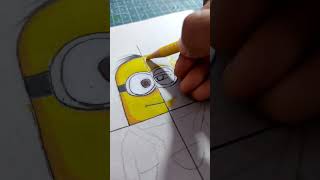 Drawing Minion in different art styles // All Styles ............#shorts #art #fyp #viral