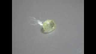 Greyish Yellow Sapphire 3.41 cts