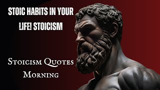 Stoic Habits In Your Life! Stoicism  | Holiday Stoicism | Stoicism Quotes  Morning