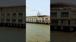 beautiful passenger ship passed through haldia for kolkata.. #youtubeshorts #beautifulship  #kolkata