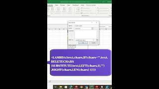Remove Special Characters from Text String with Excel LAMBDA Function #excel #exceltutorial #lambda