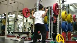 High Bar Squat 225x3