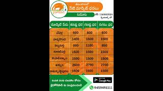 Today Greenchilli \u0026 Tomato Market Rates | తెలంగాణలో నేటి పచ్చి మిర్చి మరియు టమాట మార్కెట్ ధరలు