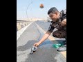 the kindness of an iraqi soldier against a thirsty bird gives him water in hot weather lovebirds