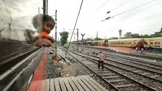 Santragachi to hawrah by train 🚊 at Rainy season..| Rajib Jena Vlogs